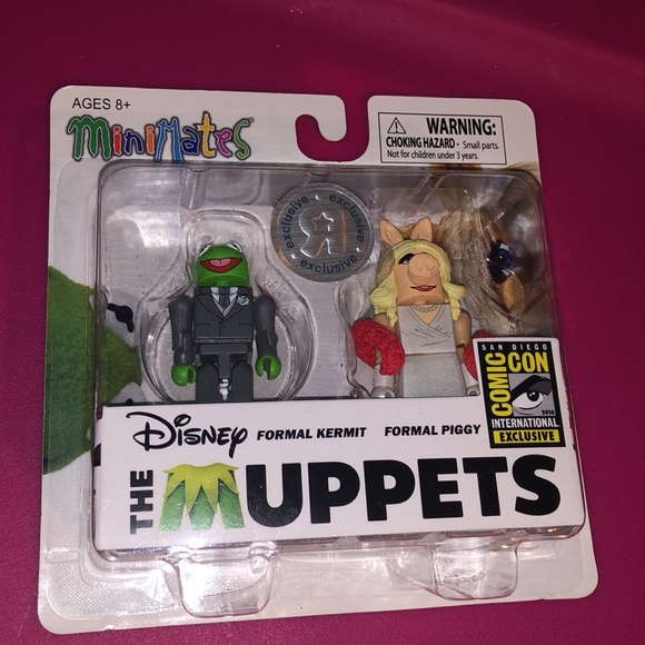 SDCC Minimates The Muppets Kermit and Miss Piggy - Picture 6 of 11